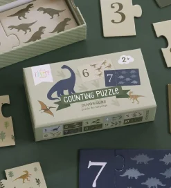 Tællepuslespil 1-10 - Dinosaur><noscript><img width=