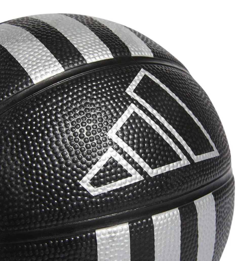 Basketbold - Str. 3 - Mini - Sort/Sølv>adidas Performance Hot