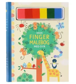 Aktivitetsbog - Fingermalebog Med Dyr - Dansk>Alvilda New