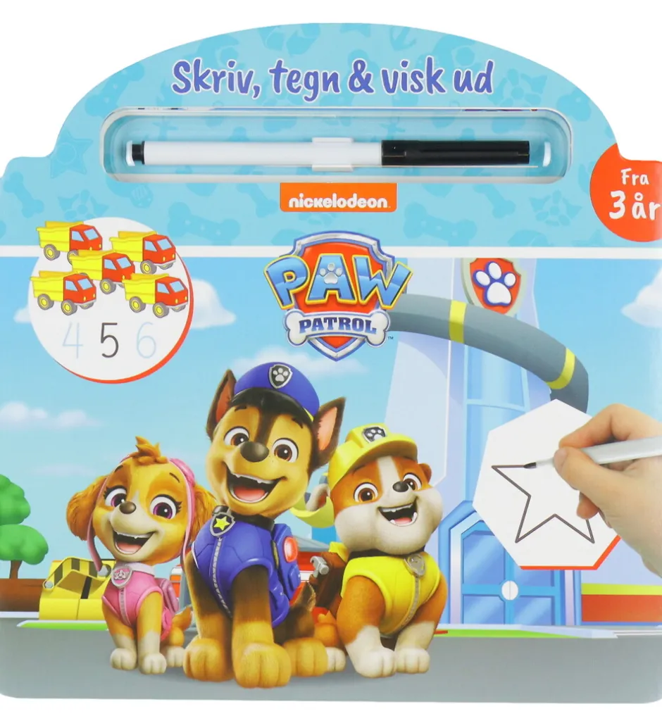 Aktivitetsbog - Paw Patrol - Skriv, Tegn & Visk Ud>Alvilda Best