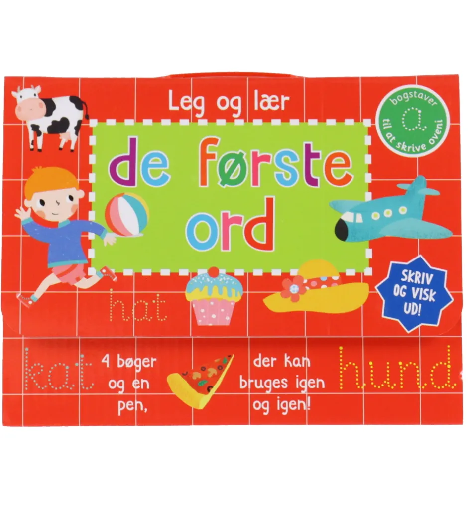 Bog - Skriv og Visk Ud - De Første Ord - DA>Alvilda Hot