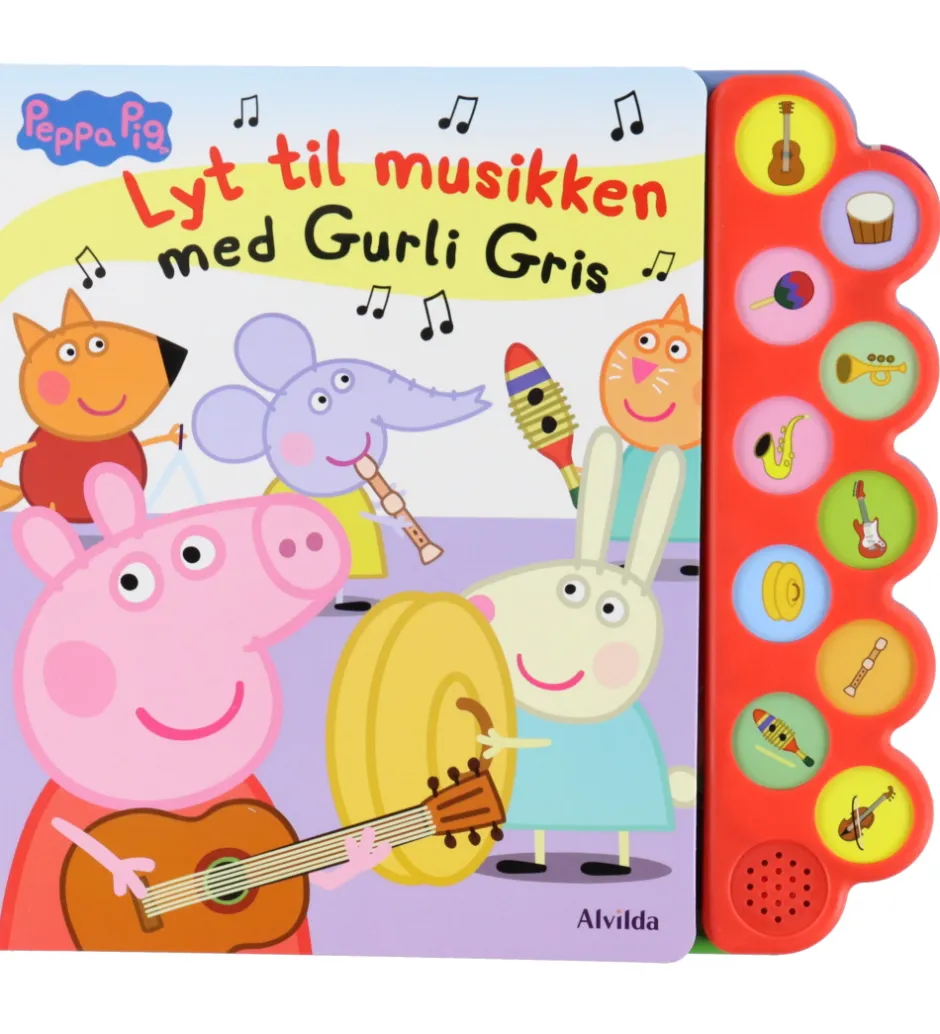 Bog m. Lyd - Lyt til musikken med Gurli Gris>Alvilda Outlet