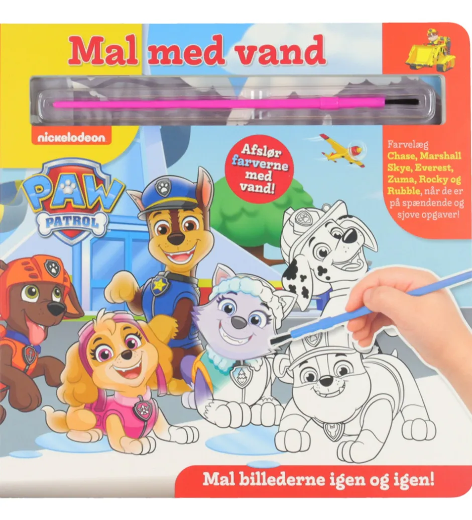 Malebog - Mal Med Vand - Paw Patrol>Alvilda New
