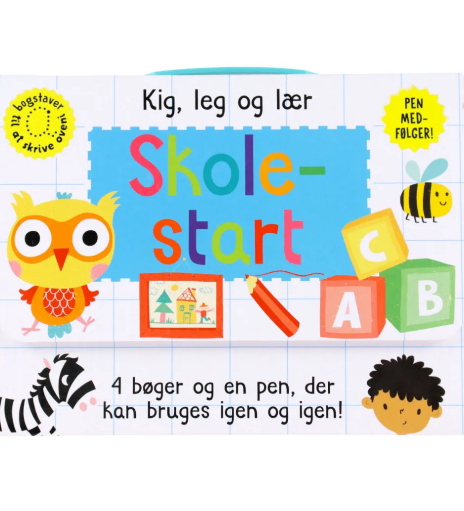 Opgavebøger - Skriv Og Visk Ud - Skolestart - 4 stk. - D>Alvilda Clearance