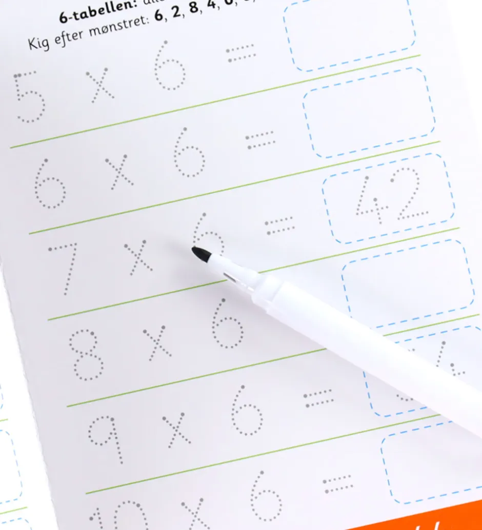Opgavebøger - Skriv Og Visk Ud - Skolestart - 4 stk. - D>Alvilda Clearance