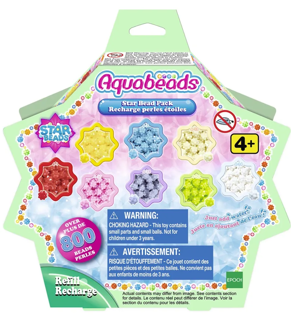 Perler - 800+ stk. - Star Bead Pack - Multifarvet>Aquabeads Sale