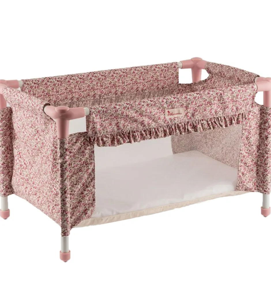 Dukketilbehør - Rejseseng - 36-46 cm - Rosa>Asi Outlet