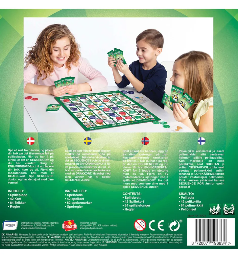 - Sequence Brætspil - Junior Nordic>Asmodee New
