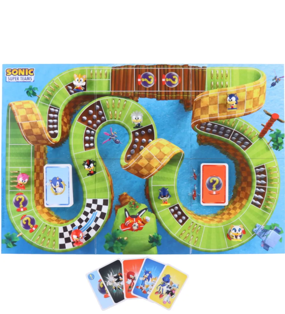 - Sonic Brætspil - Sonic Super Teams - Nordic>Asmodee Best