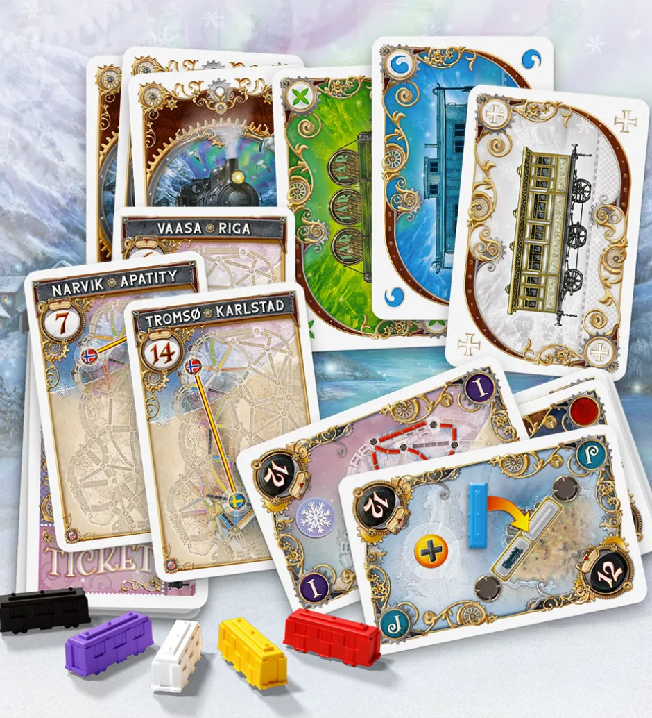 - Ticket To Ride Brætspil - Northern Lights - Nordic>Asmodee Clearance