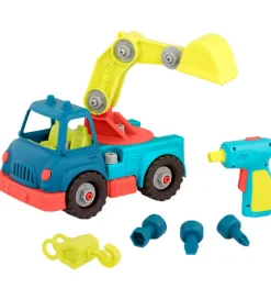 Bil - Happy Cruisers - Take-Apart Kranbil - 31 Dele>B. toys Discount