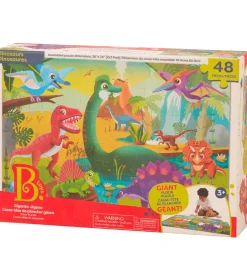Gulvpuslespil - 48 Brikker - Dino>B. toys Clearance