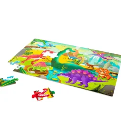 Gulvpuslespil - 48 Brikker - Dino>B. toys Clearance