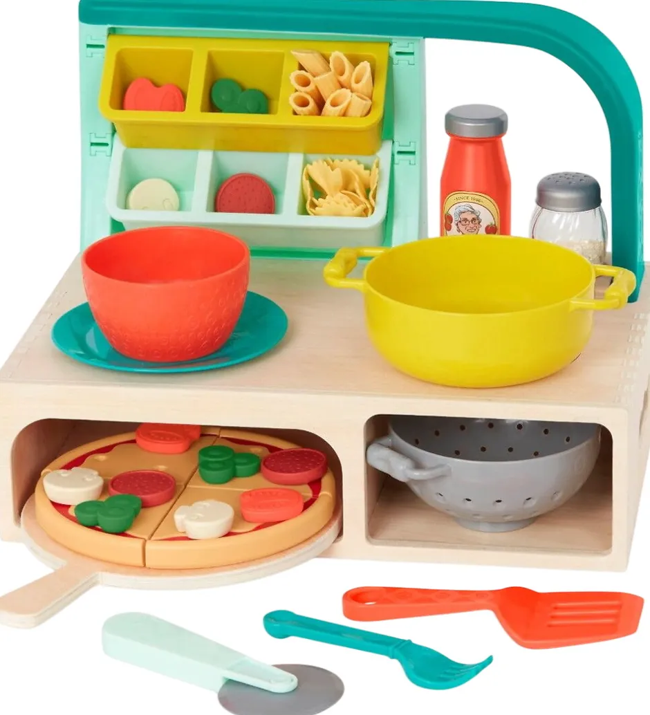 Legekøkken - 45 Dele - Pizza & Pasta>B. toys