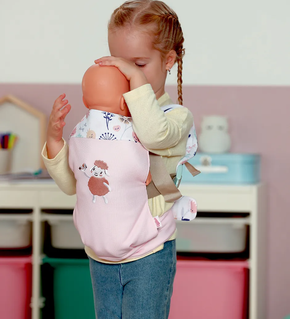 Dukketilbehør - Dukkebæresele m. Blomster>BABY born Outlet