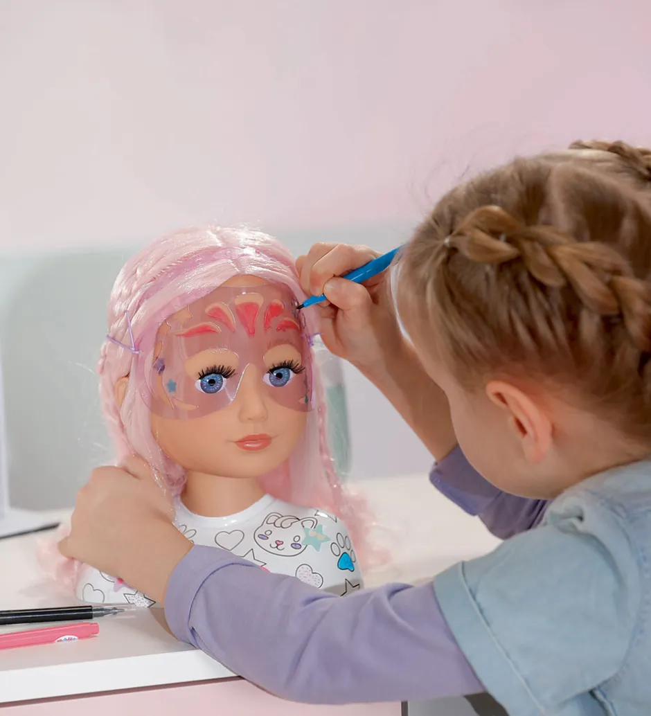 Sminkehoved m. Tilbehør - Sister Styling Artist>BABY born Online