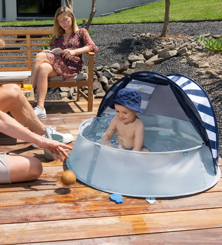 Strandtelt/Soppebassin - Aquani - UV50+ - Blue Waves>Babymoov Outlet