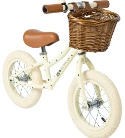 Løbecykel - First Go! - Creme m. Stjerner>Banwood Outlet