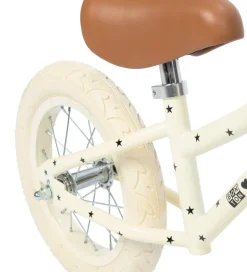Løbecykel - First Go! - Creme m. Stjerner><noscript><img width=