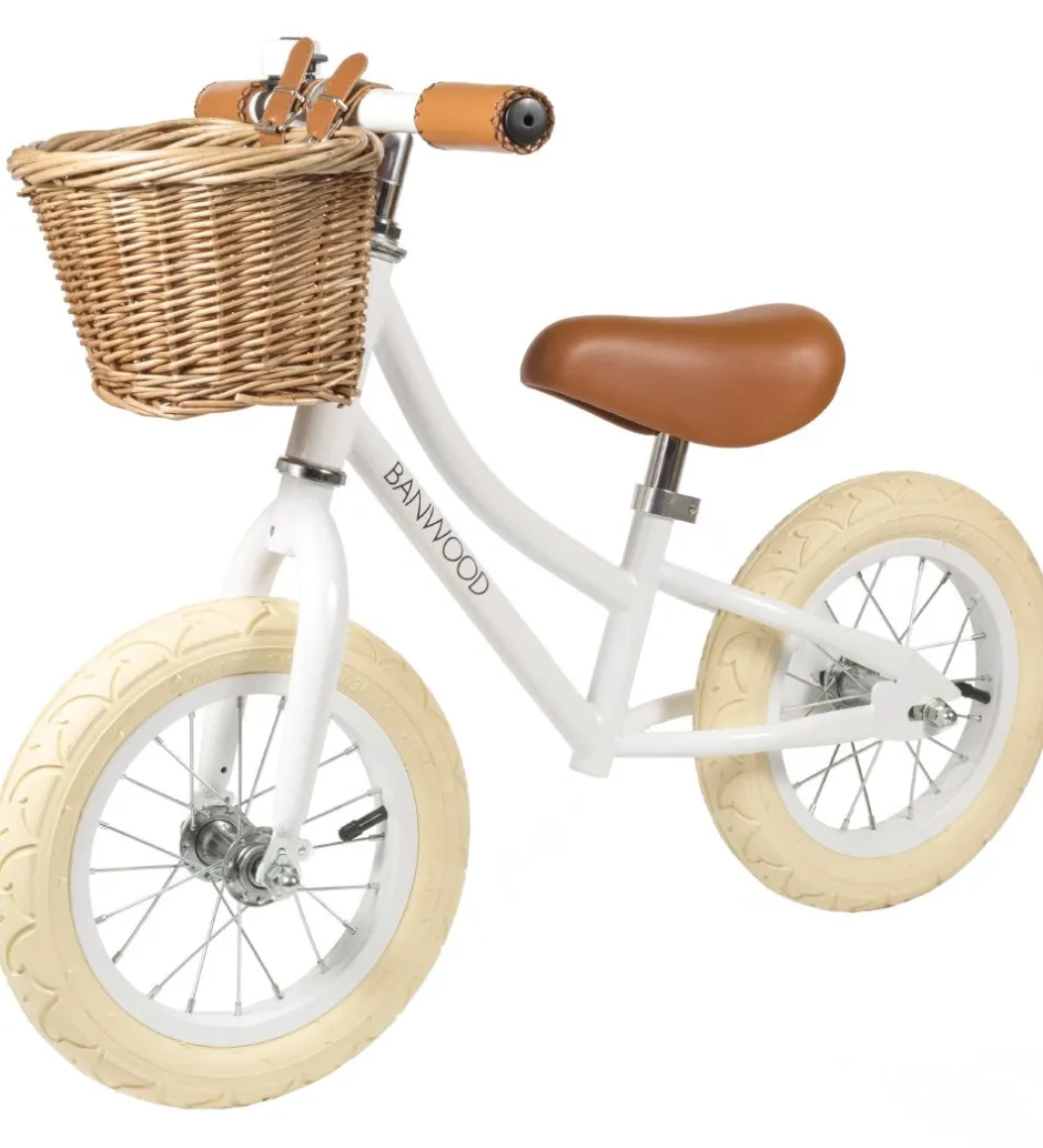 Løbecykel - First Go! - Hvid>Banwood Outlet