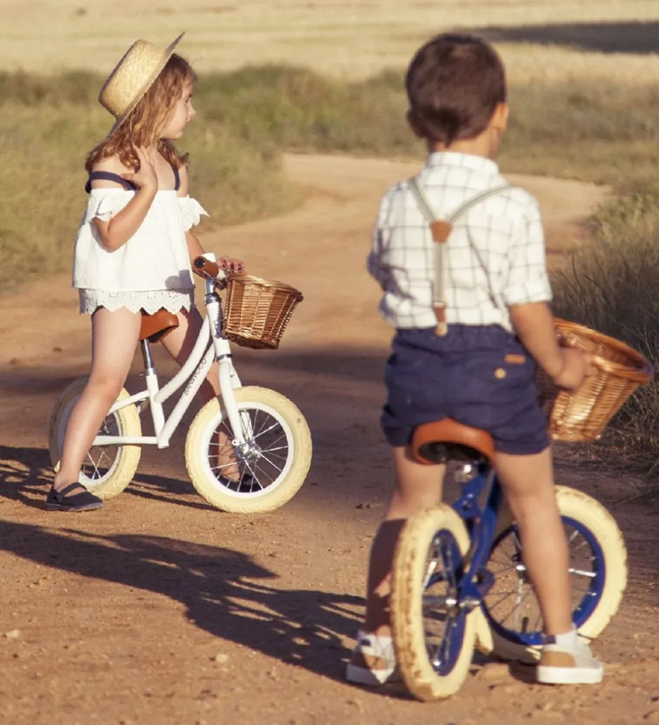 Løbecykel - First Go! - Hvid>Banwood Outlet