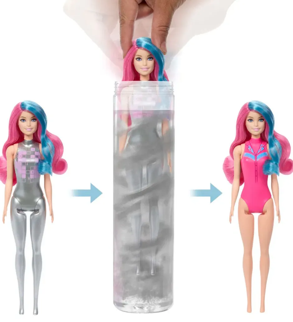 Dukke - 30 cm - Color Reveal Disco Star - Assorteret>Barbie Outlet
