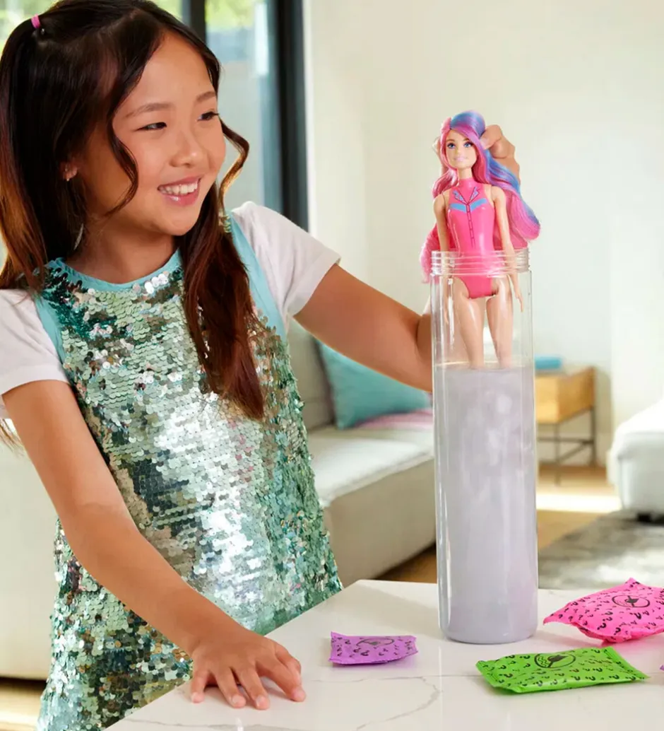 Dukke - 30 cm - Color Reveal Disco Star - Assorteret>Barbie Outlet