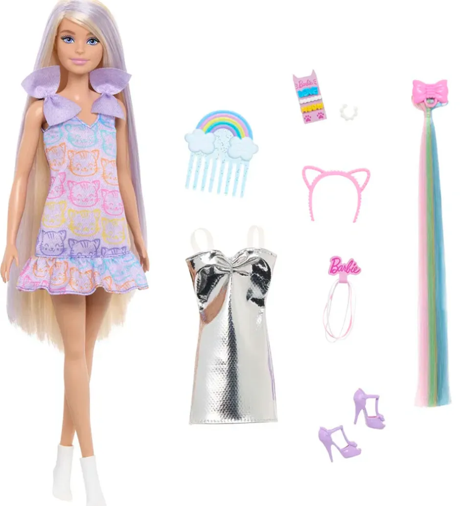 Dukke - 30 cm - Hair Play Blonde>Barbie New