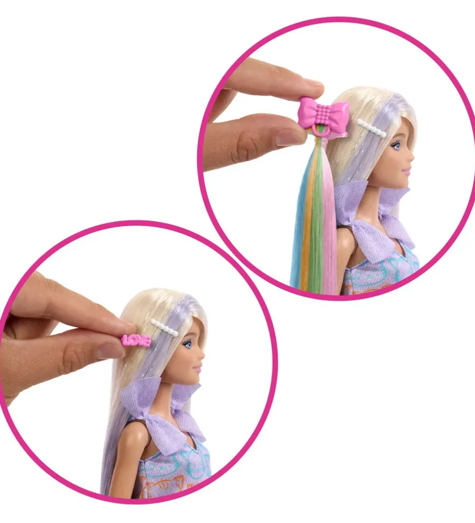 Dukke - 30 cm - Hair Play Blonde>Barbie New