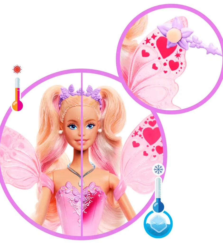Dukke - 30cm - Color Change Fairy>Barbie Hot