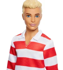 Dukke - Fashionista - Ken m. Red & White Stripes>Barbie Discount