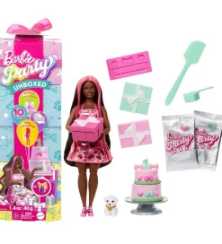 Dukke - Party Unboxed Black Doll>Barbie New