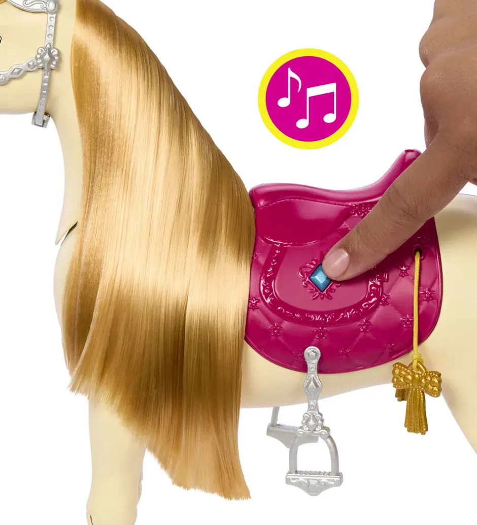 Hest m. Lyd - 30 cm - Great Chase Feature Horse>Barbie
