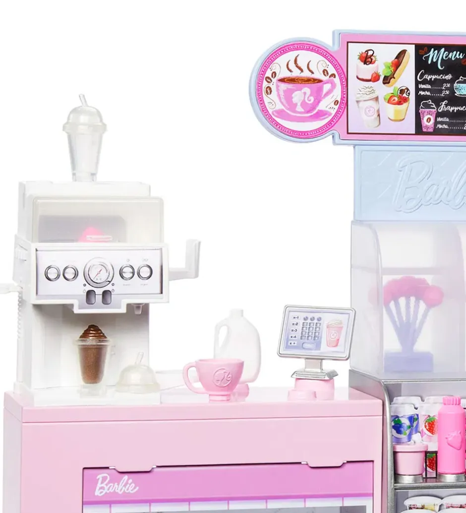 Legesæt - Kaffebutik m. Tilbehør>Barbie Outlet