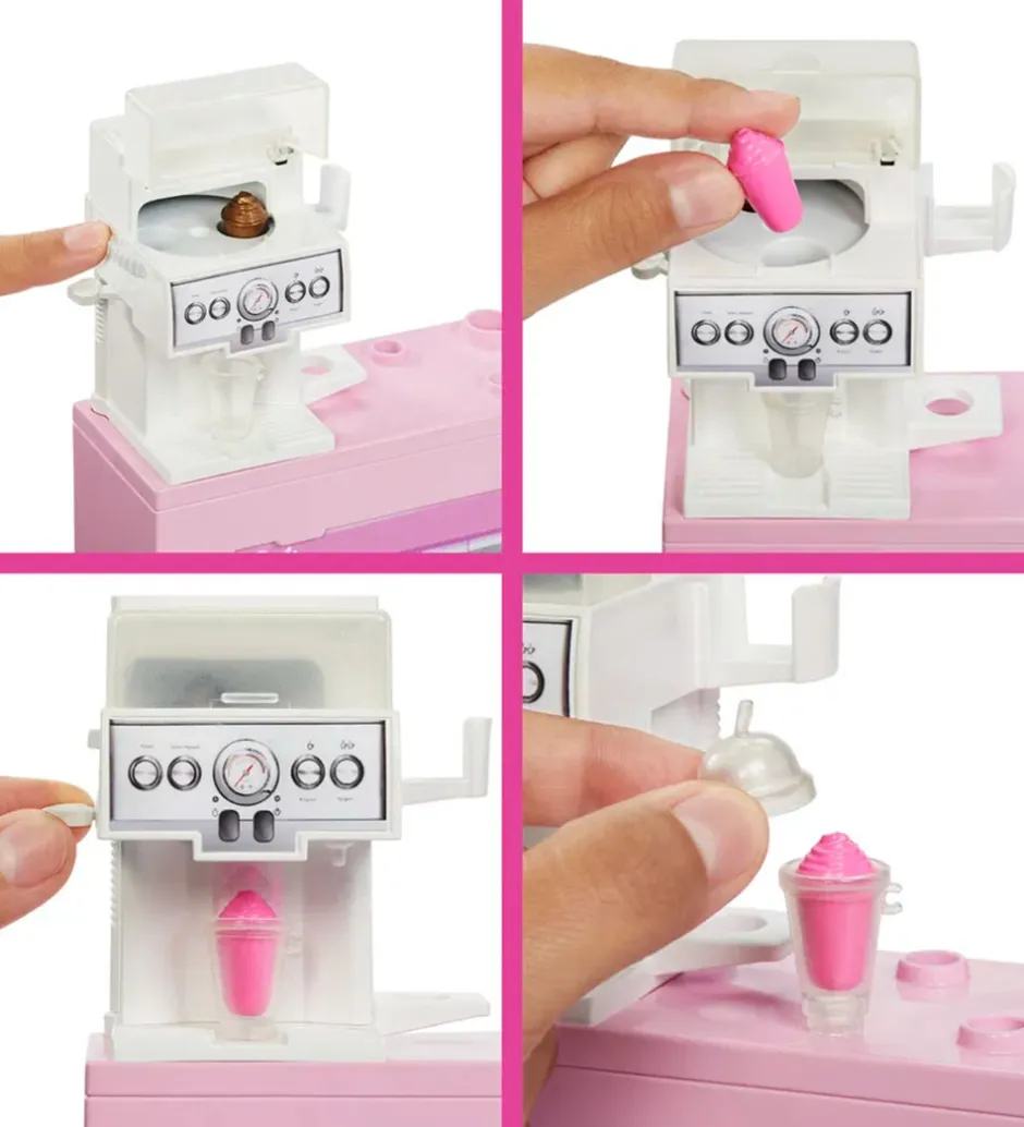 Legesæt - Kaffebutik m. Tilbehør>Barbie Outlet