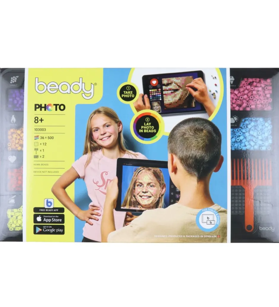 Photo - 18.000 Perler - 12 Plader>Beady Online