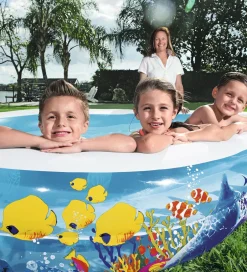 Badebassin - 262 x 157 cm - Fish 'N Friends>Bestway Sale
