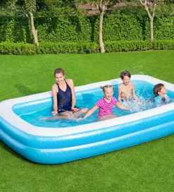 Badebassin - 305x183x46cm - Blå><noscript><img width=