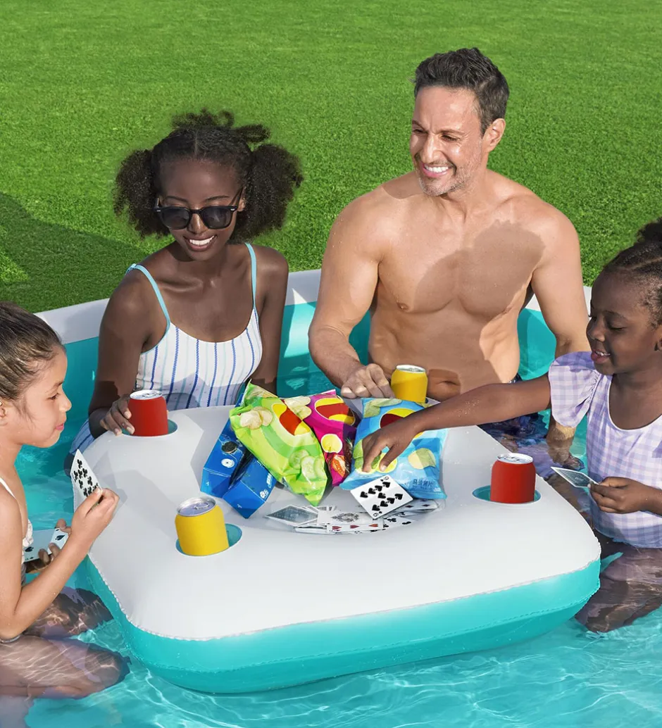 Badebassin m. Centerkonsol - 218 x 38 cm - Sippin' Summe>Bestway Online