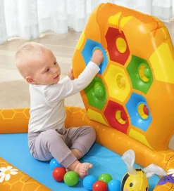 Legebassin m. Bolde - 127 x 119 cm - Lil' Beehive>Bestway New