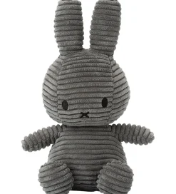 Bamse - 23 cm - Miffy ECO Corduroy - Grey>Bon Ton Toys