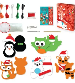 Kreasæt - Filtdyr-pynt - Totally Santa>BOX CANDIY Best