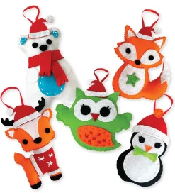 Kreasæt - Filtdyr-pynt - Totally Santa><noscript><img width=