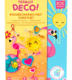 Kreasæt - Rygsækcharms i Filt-kunstsæt - Totally Deco>BOX CANDIY Discount