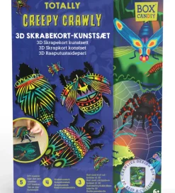 Kreasæt - Skrabekort 3D - Totally Creepy Crawly>BOX CANDIY Clearance