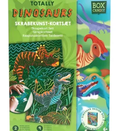 Kreasæt - Skrabekunst-kortsæt - Totally Dinosaurs>BOX CANDIY Discount