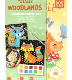 Kreasæt - Vandfarvekunstsæt - Totally Woodlands>BOX CANDIY Hot