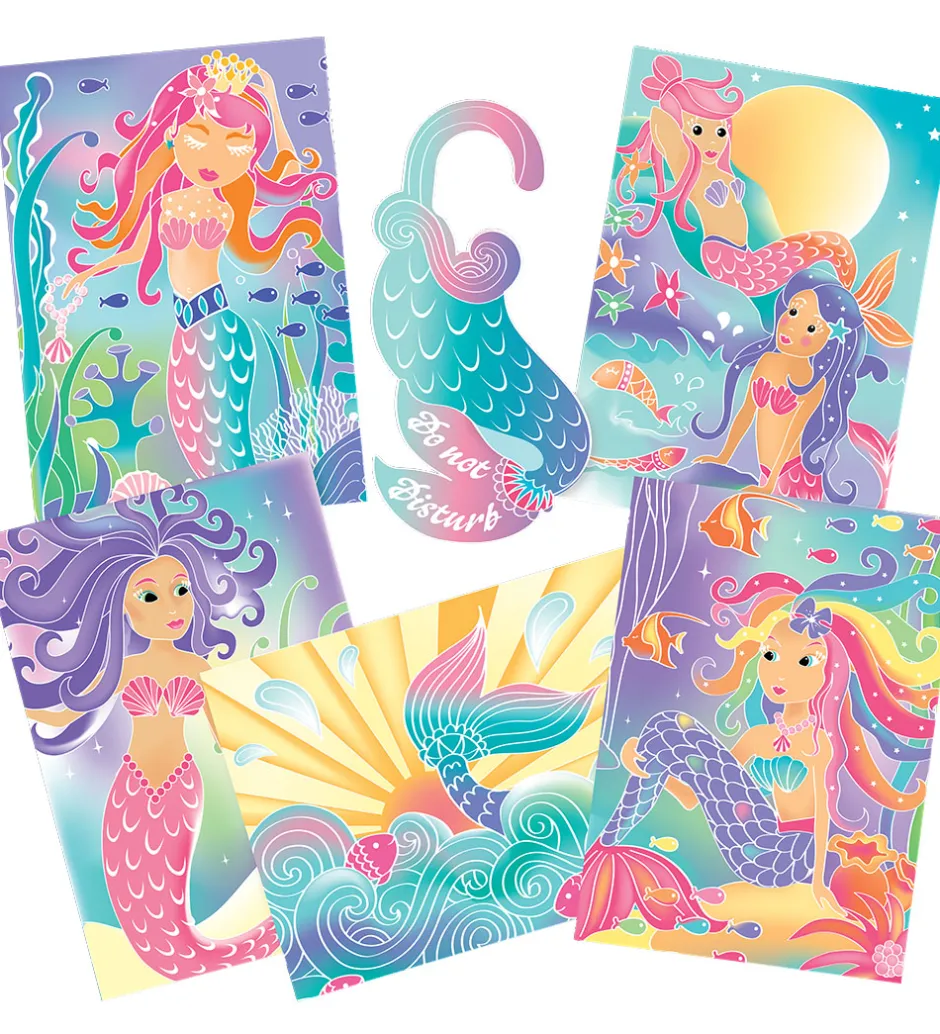 Kreasæt - Vandfarvekunstsæt - Totally Mermaids>BOX CANDIY Online