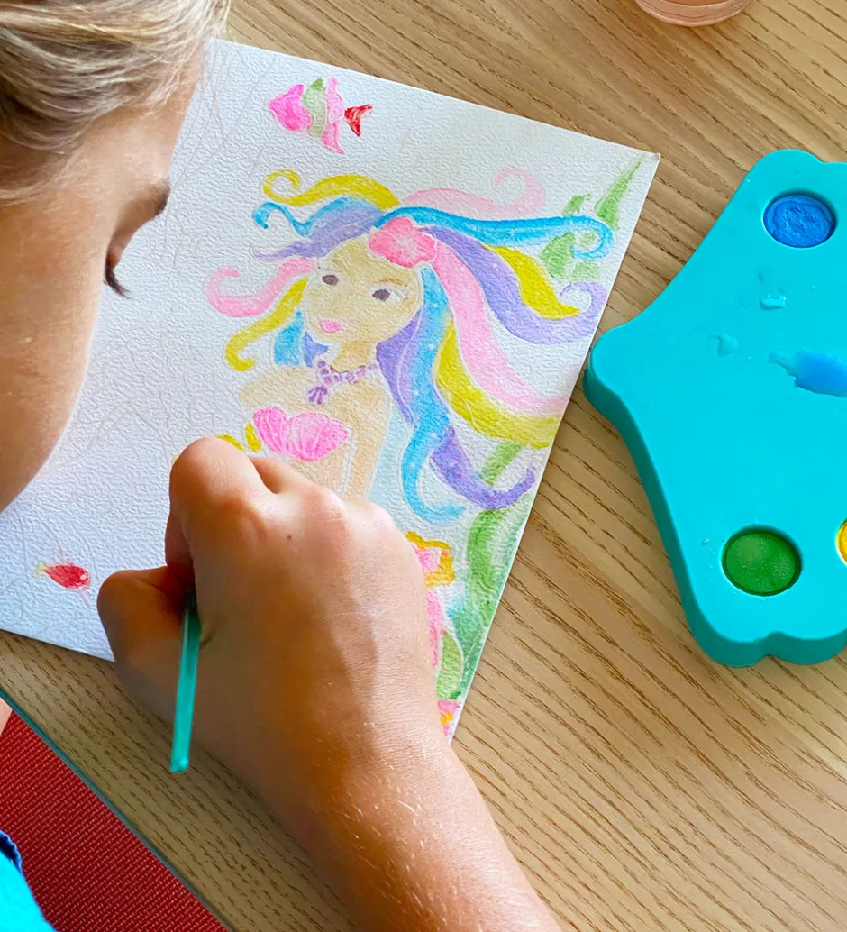 Kreasæt - Vandfarvekunstsæt - Totally Mermaids>BOX CANDIY Online