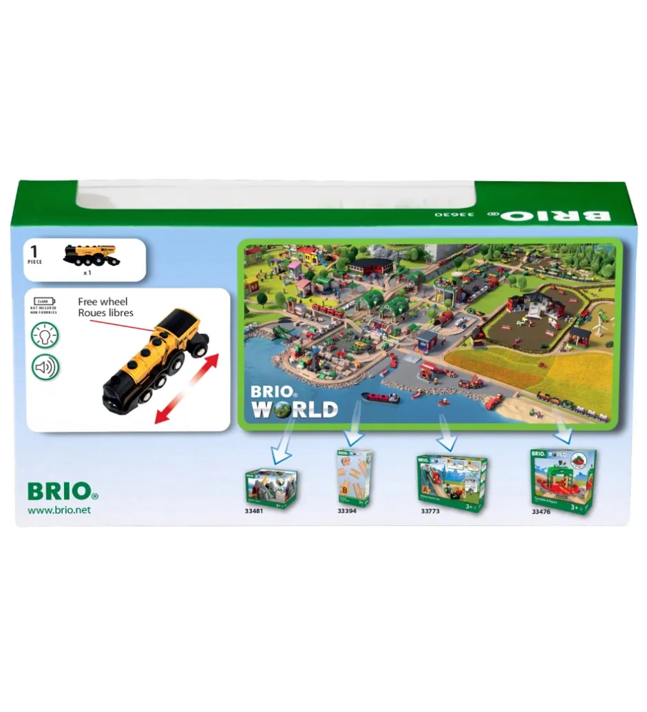 Actionlokomotiv - Batteridrevet - Guld 33630>BRIO Best